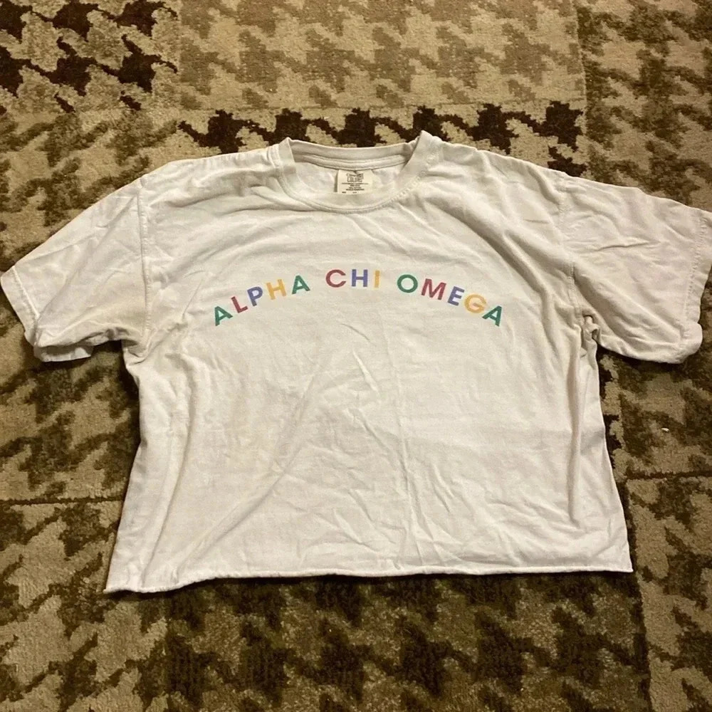 AXO Alpha Chi Omega Crop Top